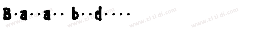 Blantant bold字体转换
